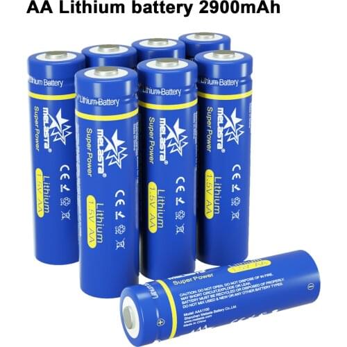 8pcs lifes2 AA 2900mAh Lithium battery 1.5V Primary Battery for Car Toys Remote Clocks Wireless Mouse lectric Toothbrush