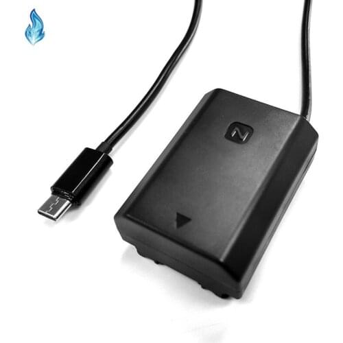 PD Power Adapter NPFZ100 NP-FZ100 DC Coupler for Sony Cameras Alpha A9 a7 iii A7RM3 A7RIII A7M3 ILCE-9 Alpha 1
