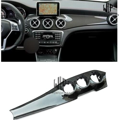 W117 Carbon Fiber Interior Accessories Center console Cover Trim For Mercedes-Benz CLA Class CLA260 CLA250 CLA45 AMG Style