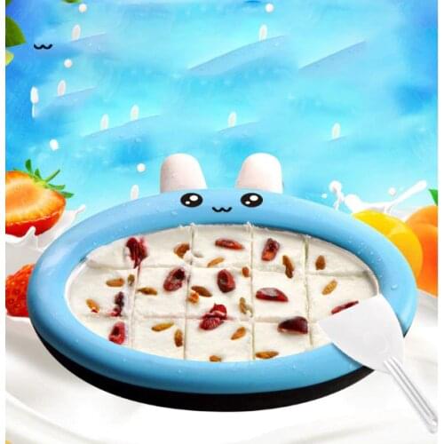 Ice Cream Pizza Maker Mini Yogurt Fried Pudding Machine Air Cooling Easy Clean