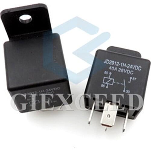 DC 12V-48V 40A 4 Pin Automotive Relay Long Life Car Relay with Mounting Hole Coil