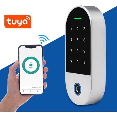 125khz WiFi Bluetooth TuyaAPP Standalone Access Control Touch Screen RFID 1000 System User Keypad Access Control Waterproof