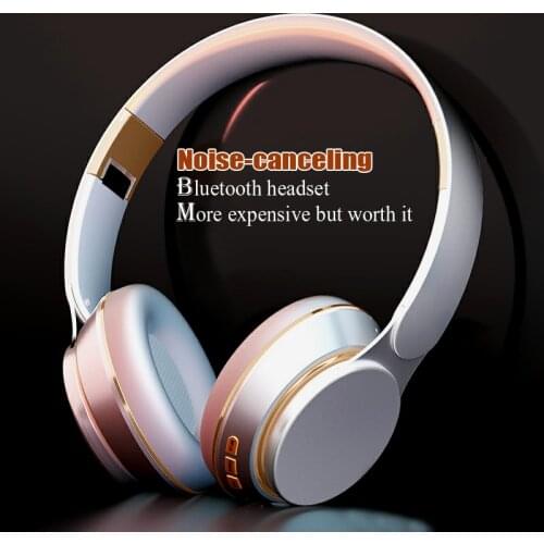 HIFI Wireless Headphones 3D Stereo Bluetooth Headset Foldable Gaming Earphones With Mic TF Card Noise Reduction Earbuds