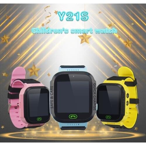 GSM GPRS Kid Locator Children Wrist Watch Tracker Y21S 2G No GPS Module Add Anti-disturb Mode Function Waterproof Watch Tracker