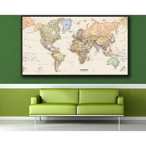 HD Map Legacy World Wall Art Canvas oil painting Poster Print Wall Art Painting Art Pictures For Living Room Home Decor Unframed