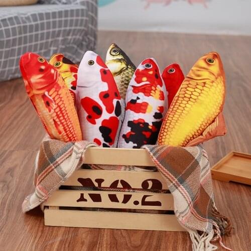 20/30/40/55 cm Simulation Fish Plush Animals Toys Pillow Plush Toys Funny Pet Animal Toys