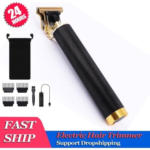 Black 0mm Electric Hair Trimmer USB Electric Hair Clipper T9 Shaver Beard T Barber Hair Cutting Machine Hair Cut for Men