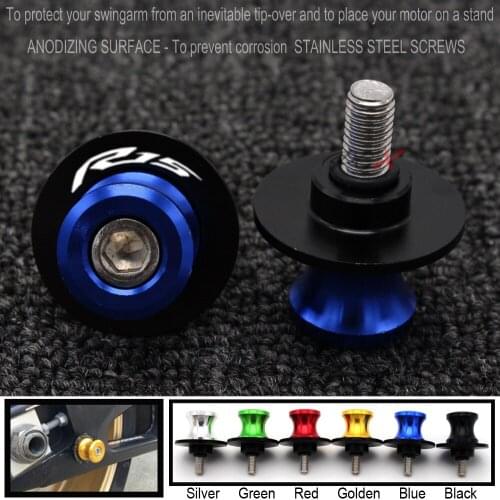 Motorcycle Accessories CNC Aluminum M6 Swingarm Spools Slider Stand Screw For BMW F800R R-15 2011 2012 2013 2014 2015
