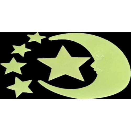 Glow in Dark Fluorescent Wall Sticker Luminous Home Decals for Kids Bedding Room EIG88