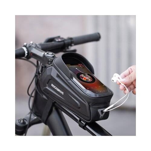 Bike Bag Front Phone Bicycle Bag For Bicycle Tube Waterproof Touch Screen Saddle Package Bike Accessories