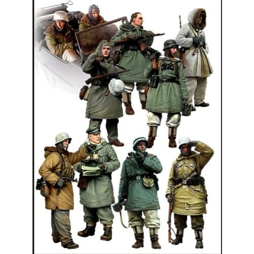 1/35 Resin Figure Model Kit Unassambled Unpainted E(6 20 21 26 32 37)