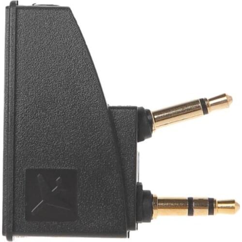 1pc Airplane 3.5mm Jack Headset Adapter Foldable Plug Adapters Travel Accessorie Headphone for BoseQC15 QC25 QC35 Full Range