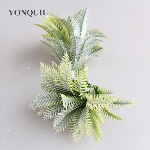 50PCS Artificial Plant Imitation Plastic DIY Grass Green Leaves Fake Plants for Home Party Garden Outdoor Flower Accessories