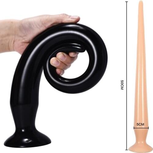 50cm Long Smooth Big Anal Plug Huge Dildo Prostate Massage Butt Plugs Adult Gay Sex Toys for Women Men Anus Dilator Anal Toys