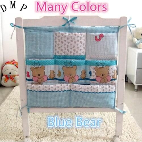 Promotion! Cartoon Diapers organizer baby bed hanging bag portable storage bedding set 62*52cm accessories storage bag
