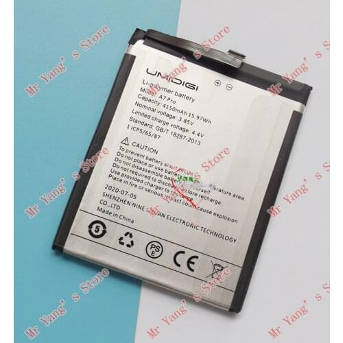 Mobile phone battery for UMIDIGI A7 pro battery 4150mAh High capacity Long standby time for UMIDIGI A7 pro battery