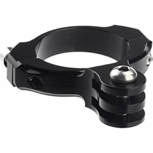 Motorcycle Bicycle Bike Cycle Aluminum Handlebar Bar Clamp Mount Tripods For Gopro Hero 1/2/3/3+ Camera Accessories Black Red