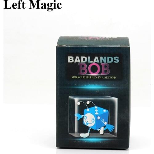 Badlands Bob Wood Magic Dice Magic Tricks Metal Close Up Street Stage Magic Props Mystery Magician Accessory G8261