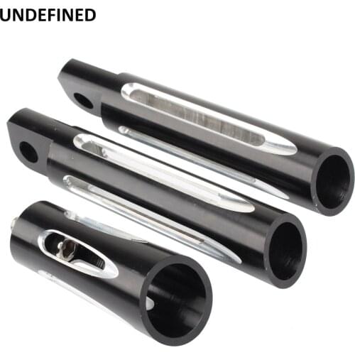 Black CNC Cut Shifter Peg Toe Shift Gear Lever Pegs Foot Pegs For Harley Touring Electra Glide Dyna FXD Softail Sportster XL883