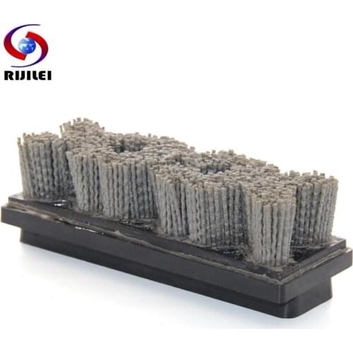 RIJILEI 10PCS/Set Strong Fickert Abrasive Antique Brush Silicone carbide brush for granite finishing Matte Polishing Brush YG08