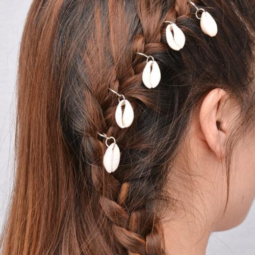 Women Girl Fashion Hair pin Hair Clip Charm Leaf Star Shell Cross Hand Tassel Hair Band Hair Wear Head Pieces Boho Hair Ring