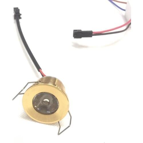 2019 5pcs/lot Led Mini Cabinet Downlight 1w Diameter 31mm Ac230v gold Frame Recessed Ceiling No Flicker Spot Lights For Home