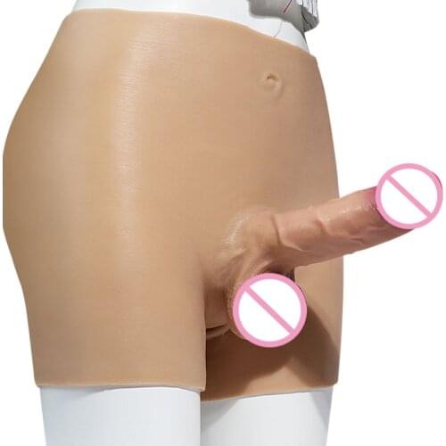 Penis Pants Panties Wear For Lesbian Strapon Dildo Sex Toys For Women Men Masturbation Realistic Dildo Penis Pants Free Shipping