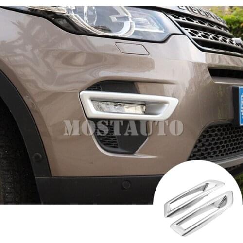 For Land Rover Discovery Sport ABS Front Fog Light Cover Trim 2015-2018 2pcs Car Accessories Interior Car Decor Car Trim