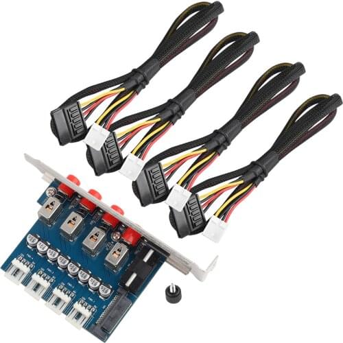 HDD Power Control Switch Hard Drive Selector SATA Drive Switcher 60cm Power Cable For Desktop PC Computer Accessories