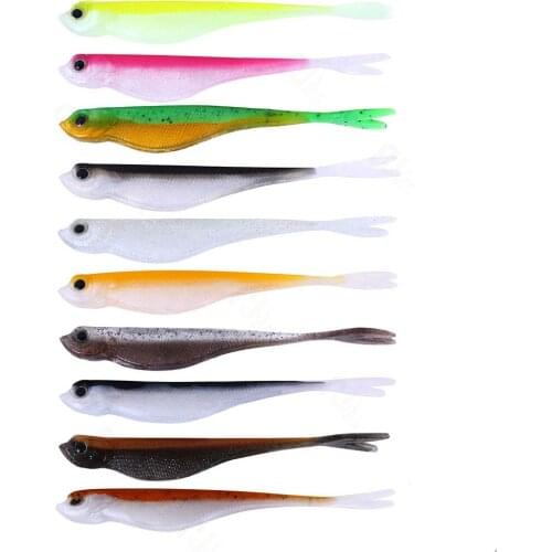 5Pcs Soft Fishing Lure Double Forked Tail Wobblers Fishing Lure 12cm 7g Artificial Silicone Soft Bait Carp Bass Worm Lure