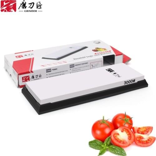 GRINDER Whetstone 240-8000#grit Angle guide Kitchen sharpening stone white alundum Fast knife sharpener TAIDEA