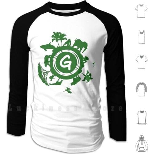 Greenpeace Hoodie Long Sleeve Green Peace Logo Symbol Animal Save The Animal Forrest Sea Hunt Hunting Killing Shepherd