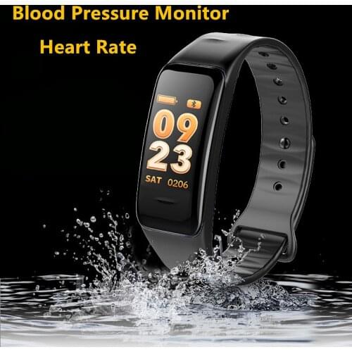 Bluetooth Smart Wristband Band Blood Pressure & Heart Rate Monitor Waterproof Fitness Bracelet Sleep Tracker for Sports Health