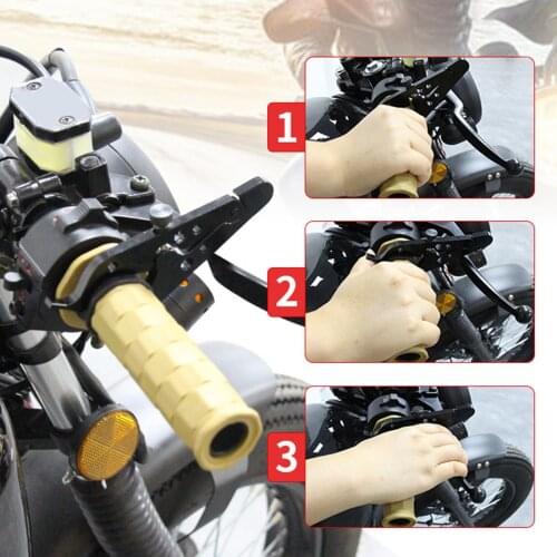 Universal 1Pcs Aluminum Alloy Motorcycle Cruise Controller Control Throttle Lock Hand Grip Accessories Cruise Control Clamp