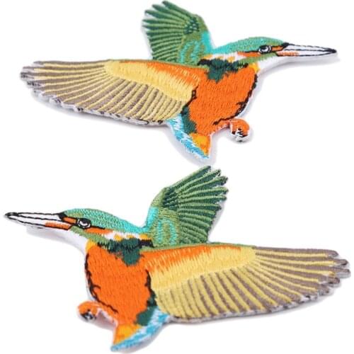 1pc Birdie Gum Embroidery Patch Stickers Diy Clothing Sewing Patch Applique Hat Jeans Accessories