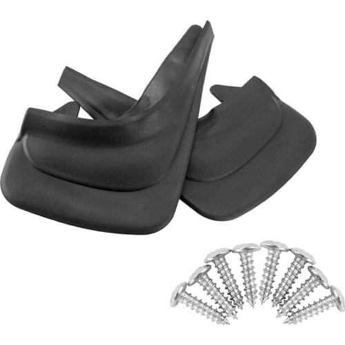 2Pcs Car Rubber Mudguard Fender Flare Wheel Lip Body Kit Universal for Ford Fiesta, Focus, Galaxy, Ka Auto Accessories
