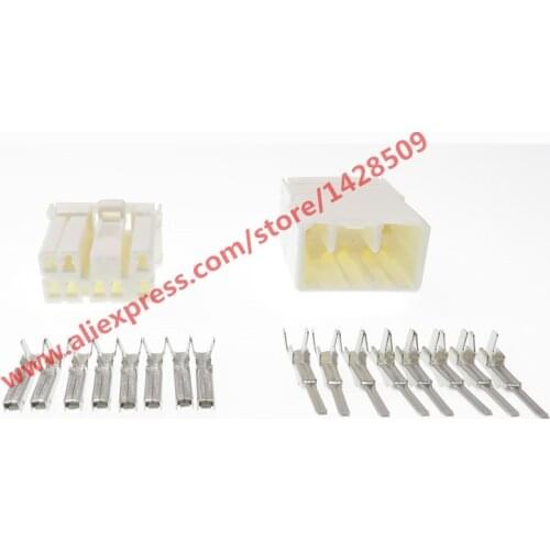 5 Sets 8 Pin Automotive Connector Female And Male Electrical Wiring Auto Plug