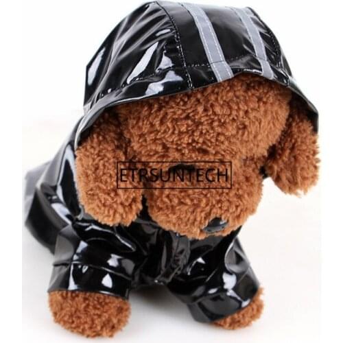 50pcs Waterproof Dog Raincoat Pet Dog Puppy Rain Coat Cloak Costumes Clothes for Dogs Pet Supplies