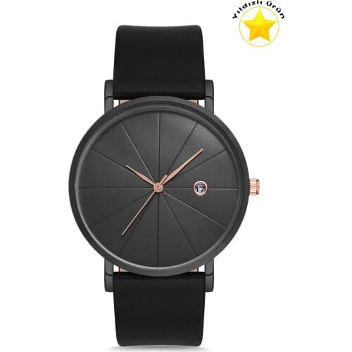 A+ Men's Watch With Leather Strap