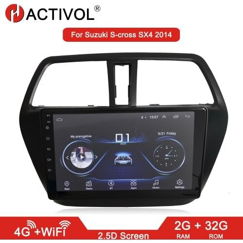 HACTIVOL 2G+32G Android 8.1 Car Radio for Suzuki S-CROSS 2014 car dvd player gps navi car accessories 4G multimedia player