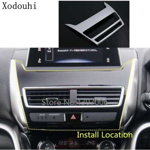 Car Garnish Detector Trim Dashboard Meter Instrument Panel Gauge Frame 1pcs For Mitsubishi Eclipse Cross 2017 2018 2019 2020