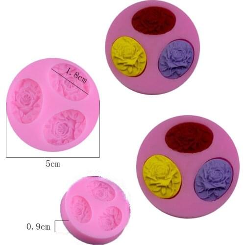 Hot Free Shipping Soft DIY Silicone Flower Shaped Mold Fondat Chocolate Bakeware Non-stick Cake Decorating Mould Tools Gift