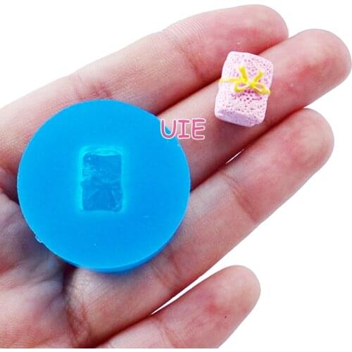 GYL008U 12.4mm x 7.9mm Swiss Roll Silicone Mold Fondant Cake Decoration Candy Resin Clay Earrings Necklace Craft Soap Candle