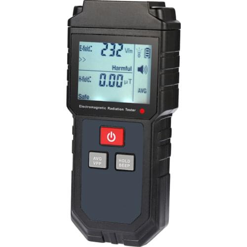 High Quanlity Handheld Digital LCD EMF Meter Electromagnetic Radiation Tester Electric Field Magnetic Field Dosimeter Detector