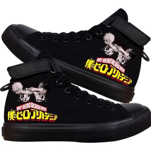 Anime My Hero Academia Casual Canvas Shoes Midoriya Izuku deku All Might Student Plimsolls Sneakers
