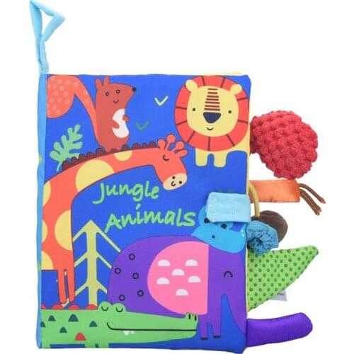 New Tail Cloth Book Gbee Tail Cloth Book Tears Not Rotten Baby Baby Cloth Book Enlightenment Three-dimensional Early Learning