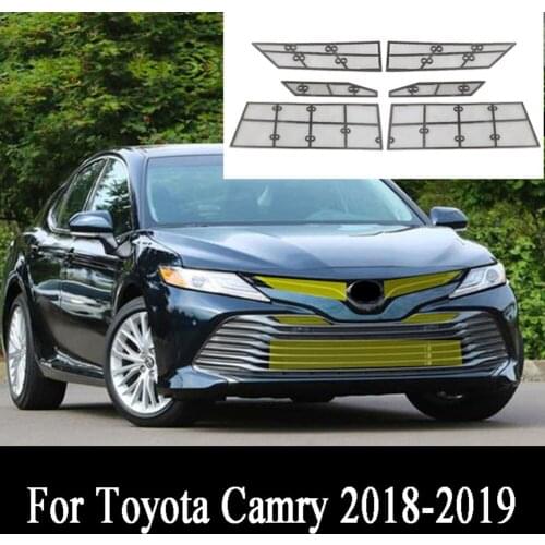 Front Bumper Chrome Upper Grille Top Trim Hood Molding Garnish for Toyota Camry 2018-2019