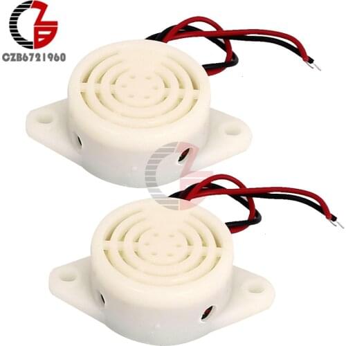 SFM-27 DC 3-24V 90DB Intermittent Beep Alarm Electronic Buzzer Sounder