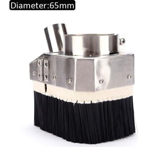 1PC Diameter 65mm Stainless Steel CNC Spindle Dust Cover Engraving Woodworking Machine Accessories For 800W CNC Spindle
