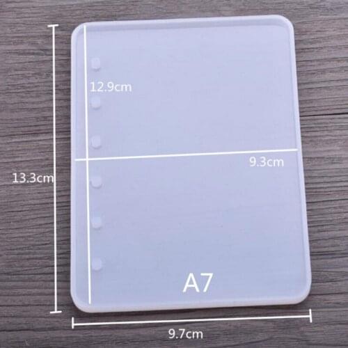 Silicone Mold DIY Crafts Notebook Shaped A5A6A7 Mirror Jewelry Making Book Resin Drop shipping
